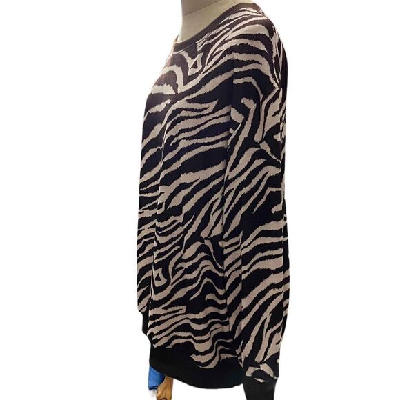 SHEIN Tiger-stripe Sweatshirt / SZ: L (40-42) EUC - Picture 2 of 5